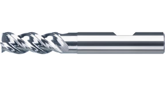 ATORN SC end mill with polished cutting edges 4.0 mm HB shank 3 teeth