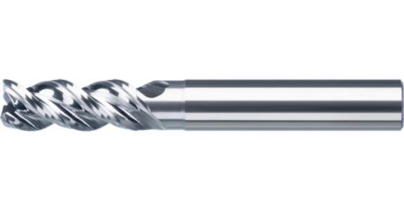 ATORN SC end mill edge protection, polished 16.0 mm HA shank T=3 short