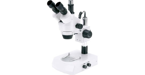 Stereo zoom microscope SZM2 incident/transm. light trinocular tube magn. 7-45x