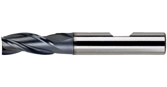 Square end mill cyl. DIN 844 B type N short 3 cut edg c-cut HSS-E PM/TiAlN 4 mm