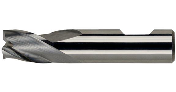 Solid carbide mini cutter cyl./6535 HB short 3 cut. edges C-cut P20-K40 5.5 mm