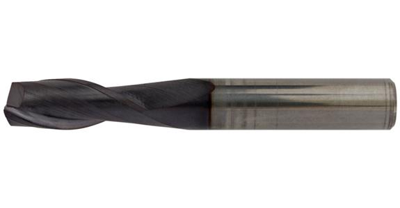 SC square end mill cyl./6535 HA short 2 cut. edges C-cut P20-K40/TiAIN 5 mm