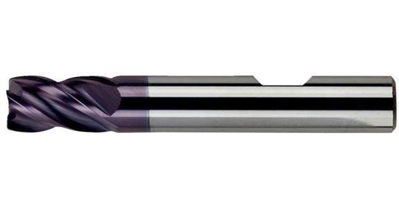 SC end mill STARMAX type H cyl. short 4 cut. edges c-cut P20-K40 16 mm