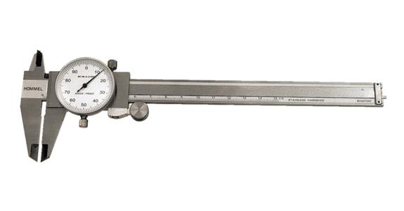 Callipers with round scale 0-150 mm reading 0.01 mm 1 mm/rotation