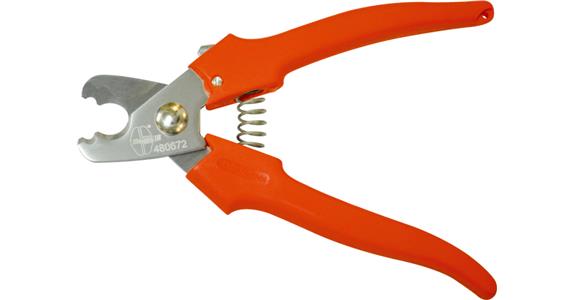 Universal cable cutters stainless steel lockable with spring length 168 mm