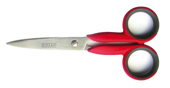 Household and work scissors stainless plastic handles 250 mm