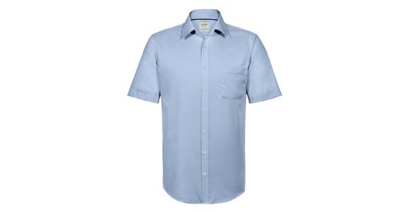 Short-sleeved shirt Business light blue size M