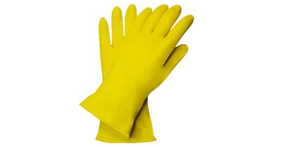 Chemical protective glove Yellow Cleaner PU=12 pairs size 8