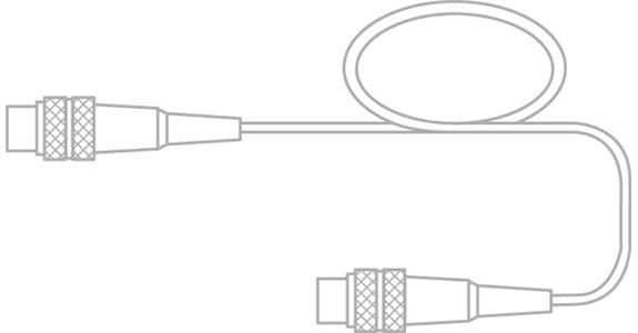 TESA przewód przedłużacza do sond, wtyk 5-stykowy, DIN 45322, dł. 2 m