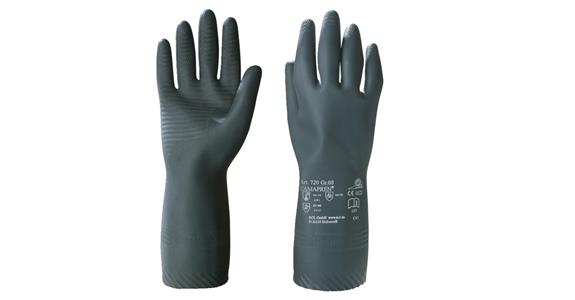 Chemical protection glove pair Camapren 720 size 9