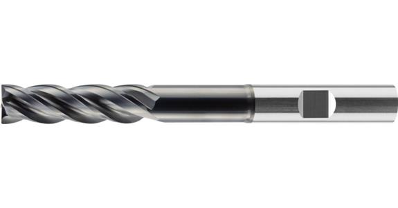 SC-HPC end mill STEEL Varocon-coated Z4 HB shaft extra-long dia. 20 mm